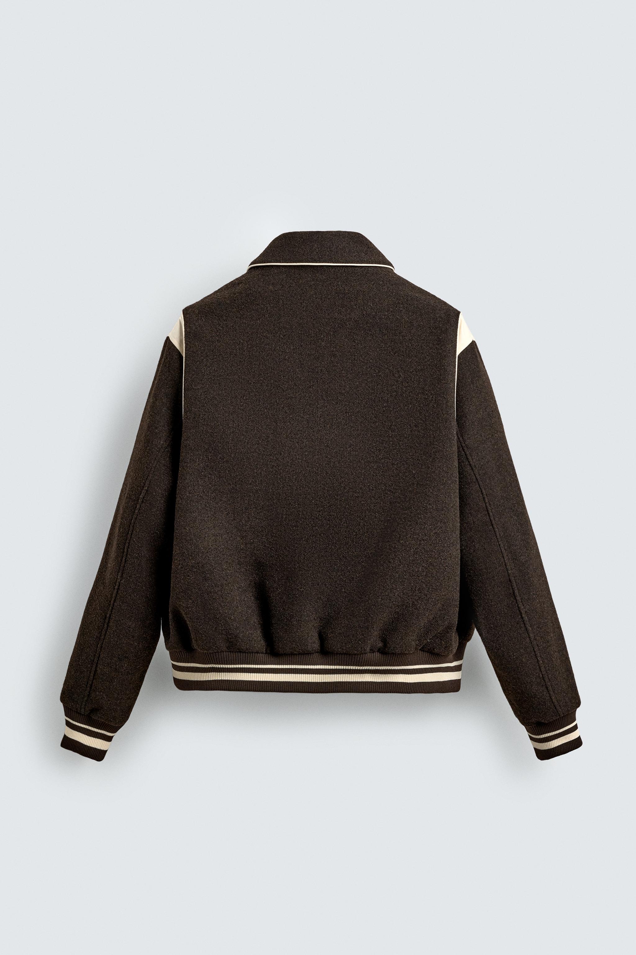 BLOUSON BOMBER AVEC CONTRASTES
